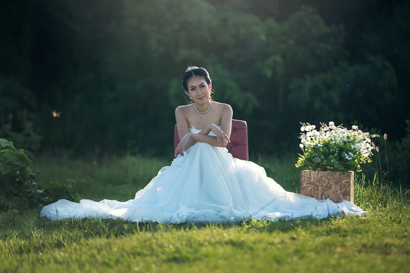 Light and Airy Wedding Dress