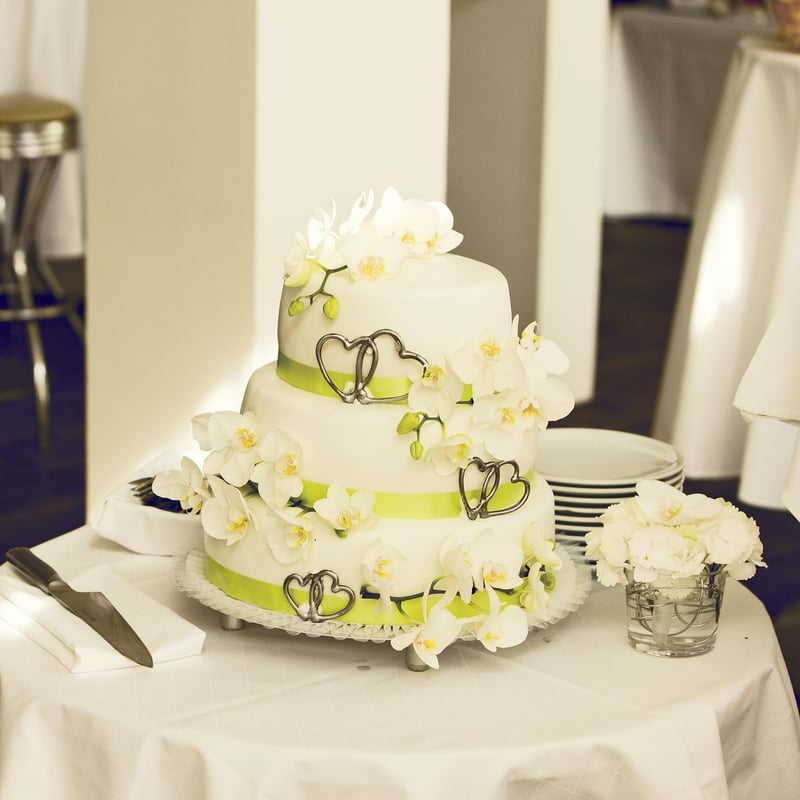 Whimsical Wonderland Wedding Cake